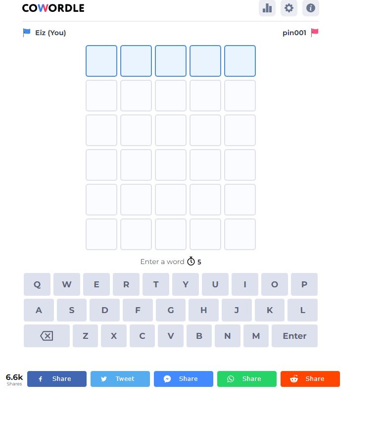 Free online multiplayer word game - Rackword